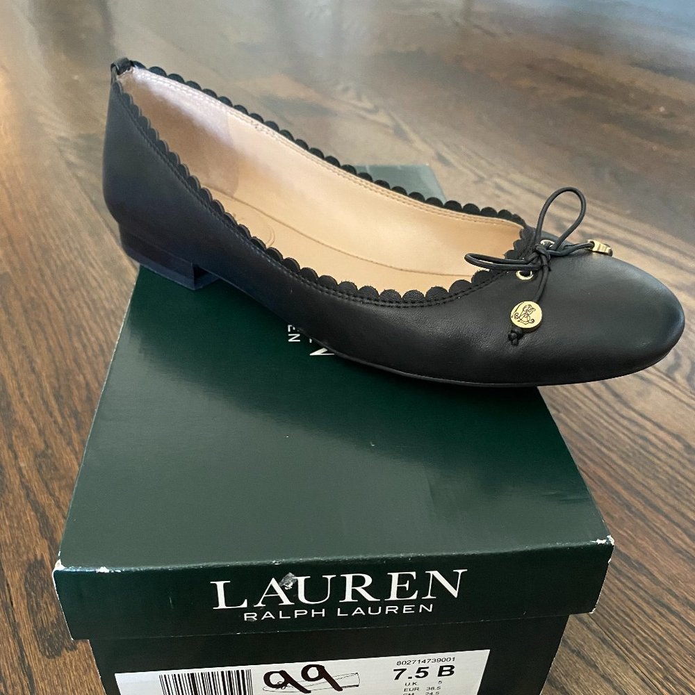Ralph Lauren Leather Ballet Flats